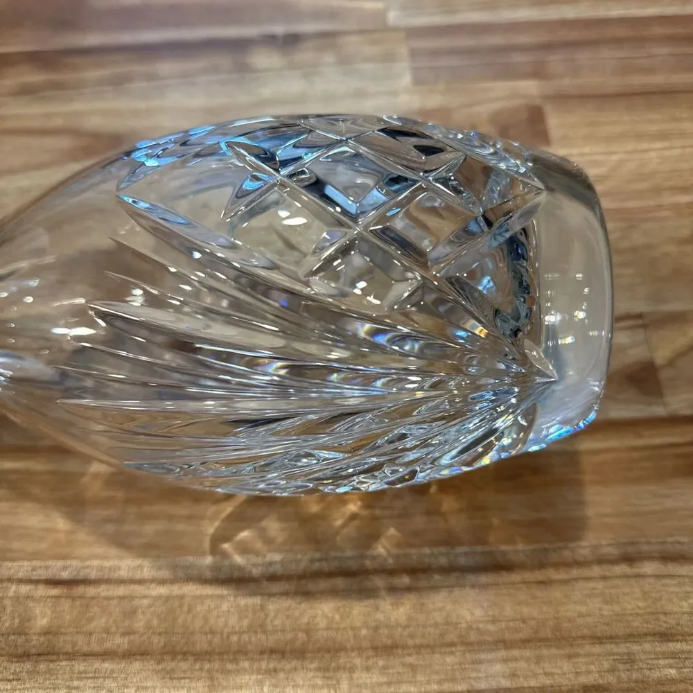 Vintage Gorham Cherrywood Crystal Decanter and Stopper 15 inches Tall